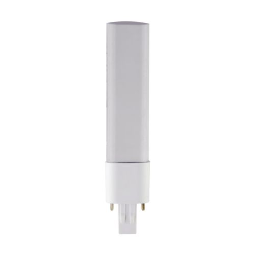 Main product image of 5.5 Watt LED PL 2-PIN Dual Mode Bulb - 3500K - 500 Lumens - GX23 base - 50000 Average rated hours - 120 deg. Beam Angle - Type A/B Ballast Dependent or Ballast Bypass - 120-277 Volt (3 Pack)
