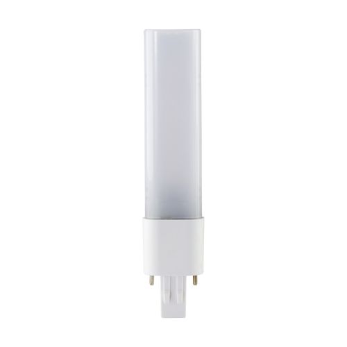 Main product image of 5.5 Watt LED PL 2-PIN Dual Mode Bulb - 4000K - 550 Lumens - GX23 base - 50000 Average rated hours - 120 deg. Beam Angle - Type A/B Ballast Dependent or Ballast Bypass - 120-277 Volt (3 Pack)