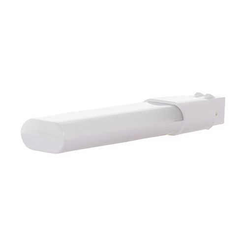 Main product image of 5.5 Watt LED PL 2-PIN Dual Mode Bulb - 4000K - 550 Lumens - GX23 base - 50000 Average rated hours - 120 deg. Beam Angle - Type A/B Ballast Dependent or Ballast Bypass - 120-277 Volt (3 Pack)