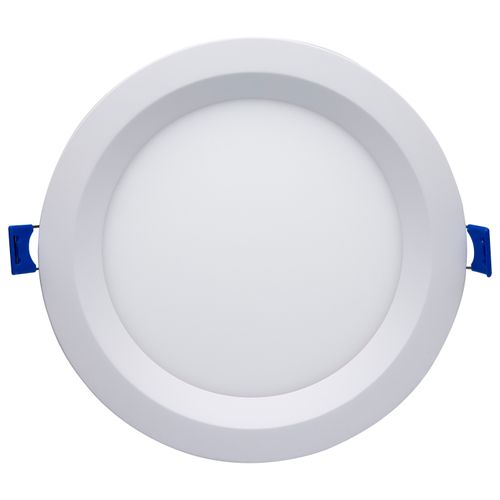 Main product image of 12 Watt LED Direct Wire Low Profile Regress Baffle Downlight 6 Inch Round Starfish IOT Tunable White and RGB 120 Volt 90 CRI White Finish (Pack of 2)