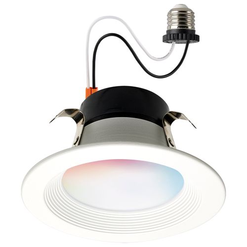 Main product image of 10.5 Watt LED Retrofit Downlight 4 Inch Round Starfish IOT RGB & Tunable White 120 Volt 90 CRI White Finish (Pack of 2)