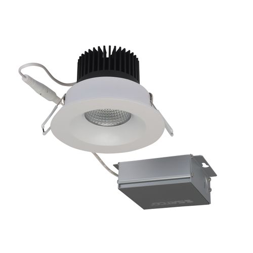 Main product image of 12 watt LED Direct Wire Downlight 3.5" 3000K 120 volt Dimmable Round Remote Driver White