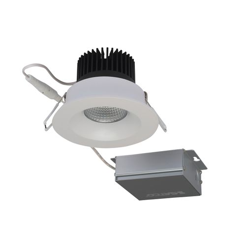 Main product image of 12 watt LED Direct Wire Downlight 3.5" 3000K 120 volt Dimmable Round Remote Driver White