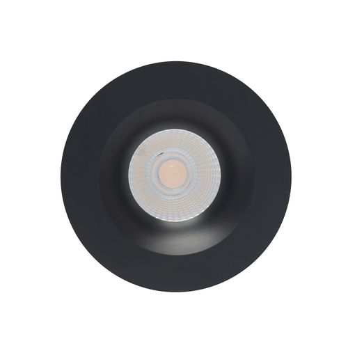 Main product image of 12 watt LED Direct Wire Downlight 3.5" 3000K 120 volt Dimmable Round Remote Driver Black