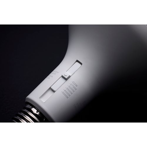 Main product image of 8.5 Watt BR30 LED Bulb - 27K/30K/35K/40K/50K CCT Selectable - Dim to Warm - White Finish - 120 Volt (5 Pack)