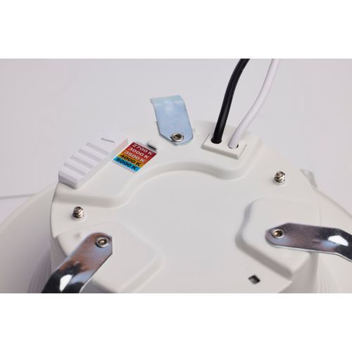 Main product image of 6.7 Watt LED Downlight Retrofit 4 Inches CCT Selectable Round White Finish 120 Volt (Pack of 3)