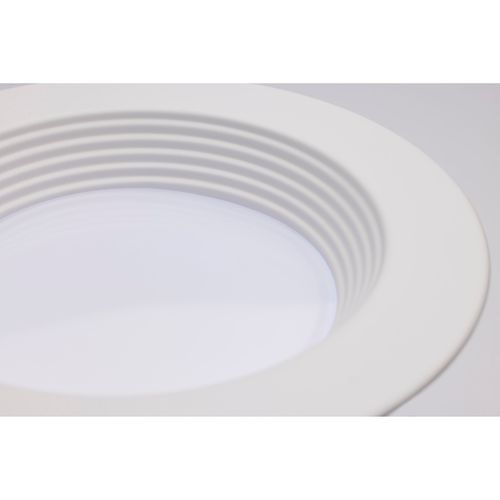 Main product image of 6.7 Watt LED Downlight Retrofit 4 Inches CCT Selectable Round White Finish 120 Volt (Pack of 3)