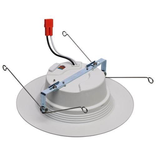 Main product image of 9 Watt LED Downlight Retrofit 5-6 Inches CCT Selectable Round White Finish 120 Volt (Pack of 3)