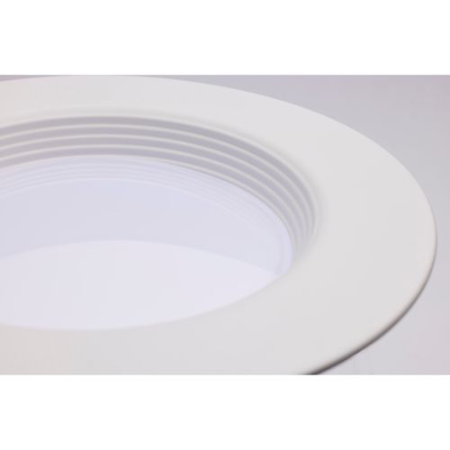 Main product image of 9 Watt LED Downlight Retrofit 5-6 Inches CCT Selectable Round White Finish 120 Volt (Pack of 3)