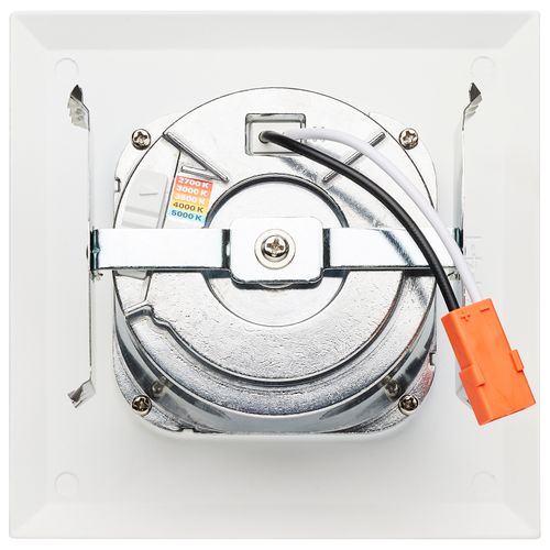 Main product image of 6.7 Watt LED Downlight Retrofit 4 Inches CCT Selectable Square White Finish 120 Volt