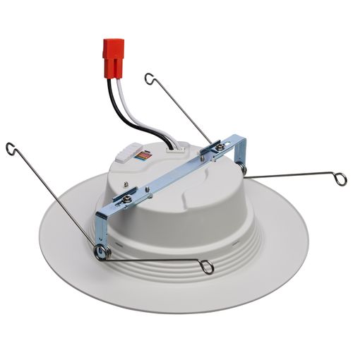 Main product image of 13.7 Watt LED Downlight Retrofit 5-6 Inches CCT Selectable Round White Finish 120 Volt (Pack of 2)