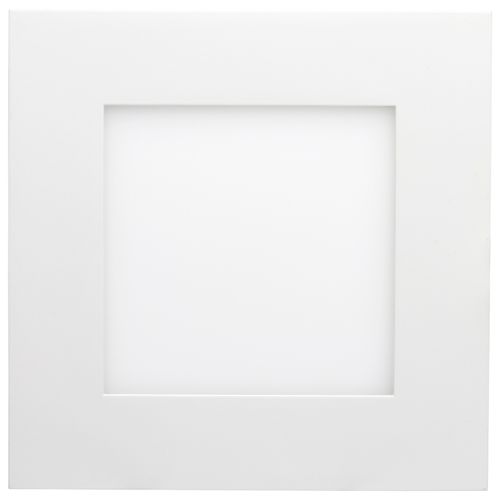 Main product image of 12 Watt LED Direct Wire Downlight Edge-lit 6" CCT Selectable 120 volt Dimmable Square Remote Driver (Pack of 2)