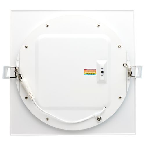Main product image of 24 Watt LED Direct Wire Downlight Edge-lit 8" CCT Selectable 120 volt Dimmable Square Remote Driver