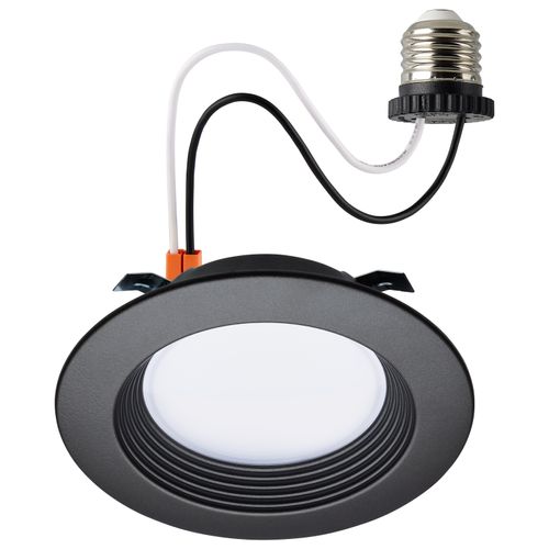 Main product image of 6.7 Watt LED Downlight Retrofit 4" CCT Selectable 120 Volts Bronze Finish (Pack of 3)