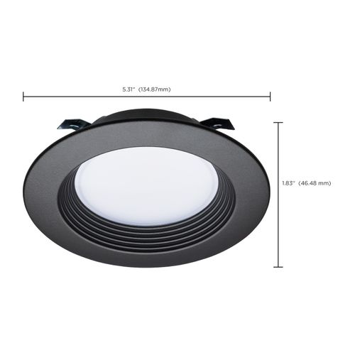 Main product image of 6.7 Watt LED Downlight Retrofit 4" CCT Selectable 120 Volts Bronze Finish (Pack of 3)