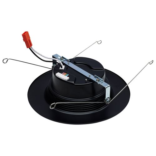 Main product image of 9 Watt LED Downlight Retrofit 5-6" CCT Selectable 120 Volts Black Finish (Pack of 3)