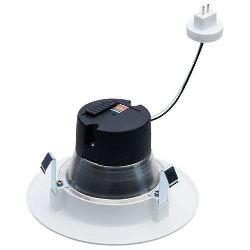 Main product image of 6.5 Watt LED Downlight Retrofit 4 Inch Baffle CCT Selectable 12 Volts Matte White Finish (Pack of 2)