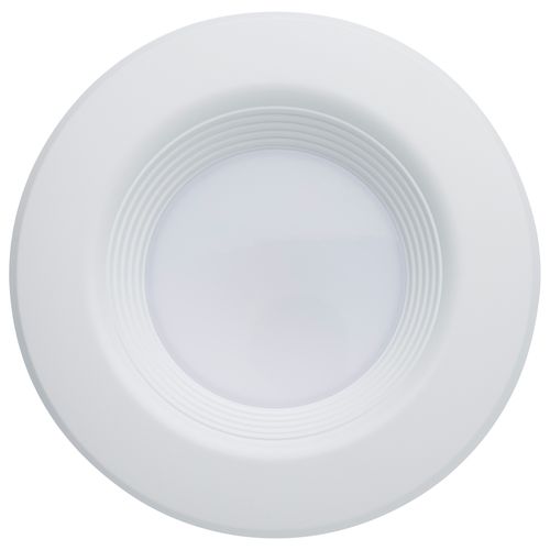 Main product image of 6.5 Watt LED Downlight Retrofit 4 Inch Baffle CCT Selectable 12 Volts Matte White Finish (Pack of 2)
