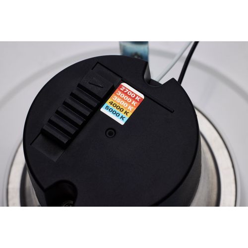 Main product image of 6.5 Watt LED Downlight Retrofit 4 Inch Baffle CCT Selectable 12 Volts Matte White Finish (Pack of 2)