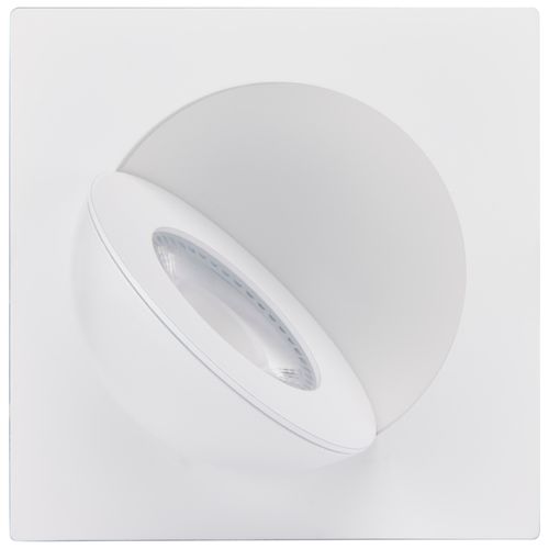 Main product image of 9 Watt CCT Selectable LED Direct Wire Downlight Gimbaled 4 Inch Square Remote Driver White