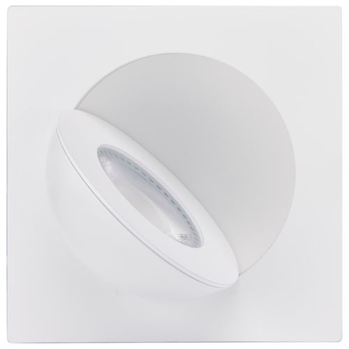 Main product image of 9 Watt CCT Selectable LED Direct Wire Downlight Gimbaled 4 Inch Square Remote Driver Black