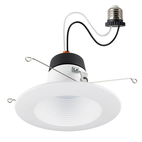 Main product image of 9 Watt 6" Deep Baffle CCT-Selectable Recessed LED Downlight (Pack of 2)