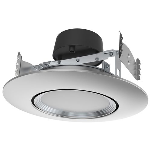 Main product image of 10.5 Watt LED Retrofit Downlight Gimbaled 120 Volt CCT Selectable Brushed Nickel Finish