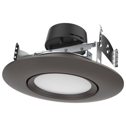 Main product image of 10.5 Watt LED Retrofit Downlight Gimbaled 120 Volt CCT Selectable Bronze Finish