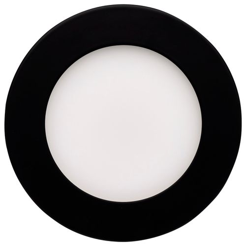 Main product image of 10 Watt LED Direct Wire Downlight Edge-lit 4" CCT Selectable 120 volt Dimmable Round Remote Driver Black Finish (Pack of 2)