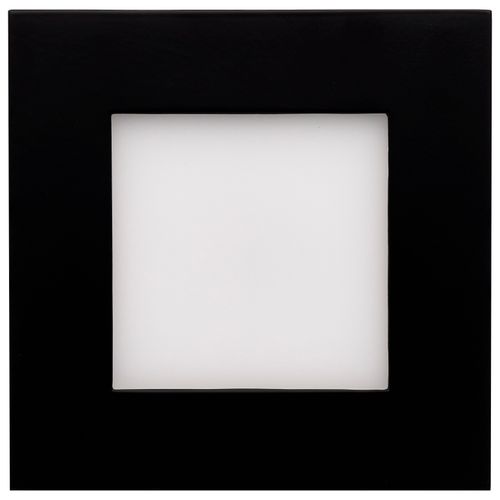 Main product image of 10 Watt LED Direct Wire Downlight Edge-lit 4" CCT Selectable 120 volt Dimmable Square Remote Driver Black Finish