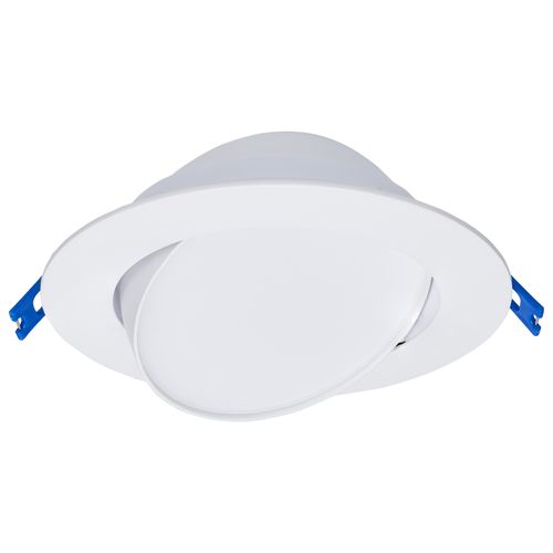 Main product image of 14 Watt 6" Directional Low-Profile Downlight CCT Selectable 120 Volt White Finish (Pack of 2)