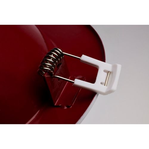 Main product image of 15 Watt LED Fire Rated 6 Inch Direct Wire Directional Downlight Round Shape White Finish CCT Selectable Dimmable 120 Volts