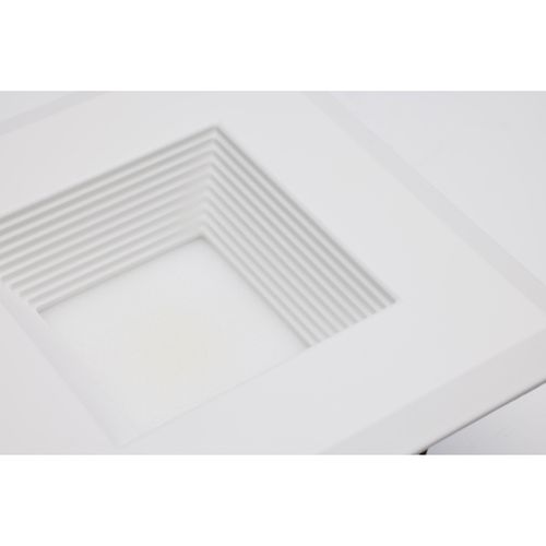 Main product image of Field Selectable LED Downlight Retrofit Deep Baffle 5.8/7/9.5 Watts 27K/30K/35K/40K/50K CCT 4" Square Shape White Finish 120 Volts (Pack of 2)