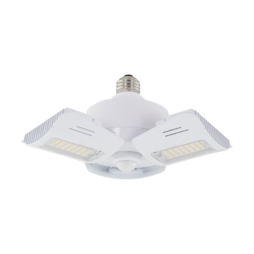 Main product image of 60 Watt LED Motion Sensor Utility Light 4000K - Medium base - Adjustable Beam Angle - 100-277 Volt (1 Pack)