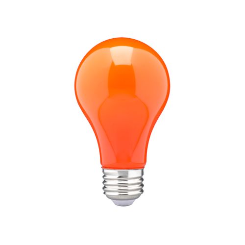 Main product image of 8 Watt A19 LED Bulb - Ceramic Orange - Medium base - 360 deg. Beam Angle - 120 Volt (8 Pack)