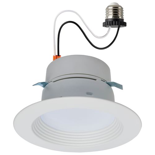 Main product image of LED Retrofit Downlight 5/6/7.5 Wattage Selectable CCT and Lumens Selectable 120 Volt ColorQuick and PowerQuick Technology Round White Finish