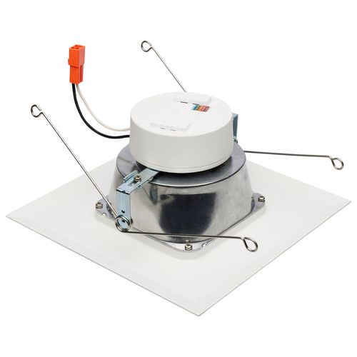 Main product image of LED Retrofit Downlight 7.5/10.5/14.5 Wattage Selectable CCT and Lumens Selectable 120 Volt ColorQuick and PowerQuick Technology Square White Finish (Pack of 2)