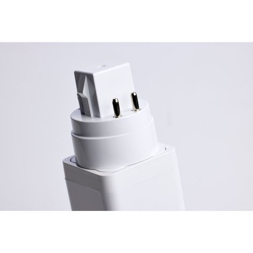 Main product image of 16 Watt PL 4-Pin LED Bulb - 1800 Lumens - G24q Base - CCT Selectable - White Finish - 120-277 Volts (2 Pack)