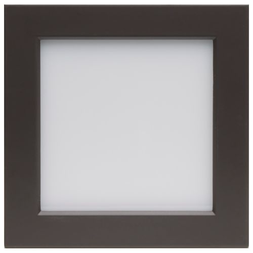 Main product image of 10.5 watt 5.5" Flush Mount LED Fixture 3000K Square Shape Bronze Finish 120 volts