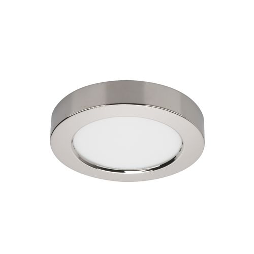 Main product image of 10.5 watt 5.5" Flush Mount LED Fixture 3000K Round Shape Polished Chrome Finish 120 volts