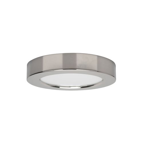 Main product image of 10.5 watt 5.5" Flush Mount LED Fixture 3000K Round Shape Polished Chrome Finish 120 volts