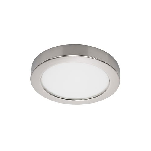 Main product image of 13.5 watt 7" Flush Mount LED Fixture 3000K Round Shape Polished Chrome Finish 120 volts