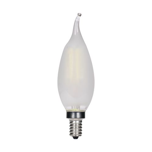 Main product image of 4.5 Watt CA10 LED Bulb - Frosted - Candelabra base - 2700K - 120 Volt (8 Pack)
