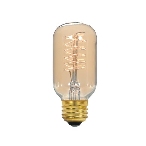 Main product image of 40 Watt T14 Incandescent Bulb - Clear - 3000 Average rated hours - 160 Lumens - Medium base - 120 Volt (5 Pack)
