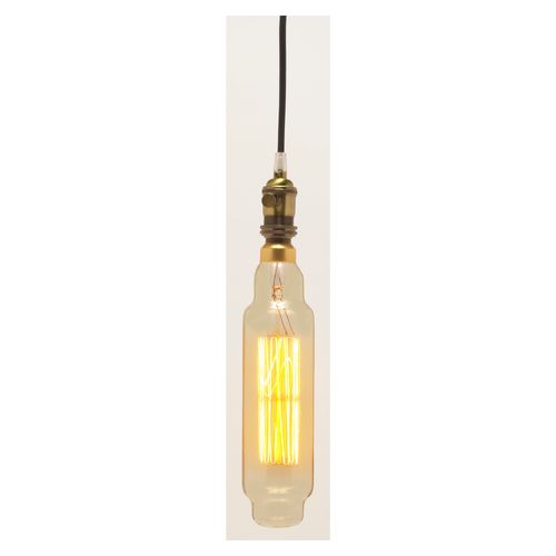 Main product image of 60 Watt T24 Incandescent Vintage Style Bulb - Amber - 2000 Average rated hours - Medium Base - 120 Volt (2 Pack)