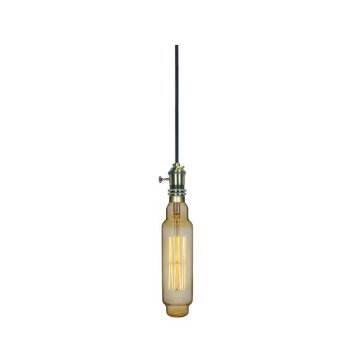 Main product image of 60 Watt T24 Incandescent Vintage Style Bulb - Amber - 2000 Average rated hours - Medium Base - 120 Volt (2 Pack)