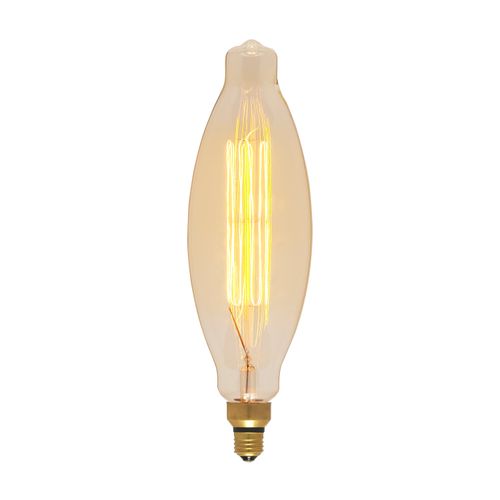 Main product image of 100 Watt BT38 Incandescent Vintage Style Bulb - Amber - 2000 Average rated hours - Medium Base - 120 Volt (2 Pack)