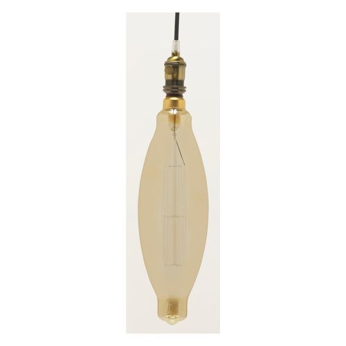 Main product image of 100 Watt BT38 Incandescent Vintage Style Bulb - Amber - 2000 Average rated hours - Medium Base - 120 Volt (2 Pack)