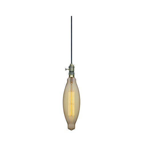 Main product image of 100 Watt BT38 Incandescent Vintage Style Bulb - Amber - 2000 Average rated hours - Medium Base - 120 Volt (2 Pack)