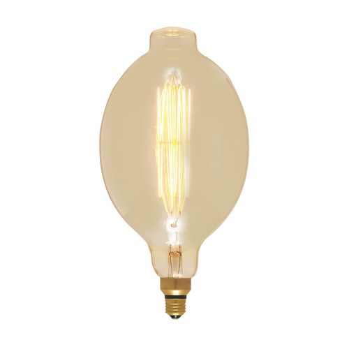 Main product image of 60 Watt BT56 Incandescent Vintage Style Bulb - Amber - 2000 Average rated hours - Medium Base - 120 Volt (2 Pack)
